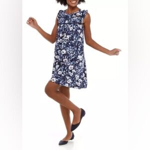 Crown & Ivy Blue Floral Dress